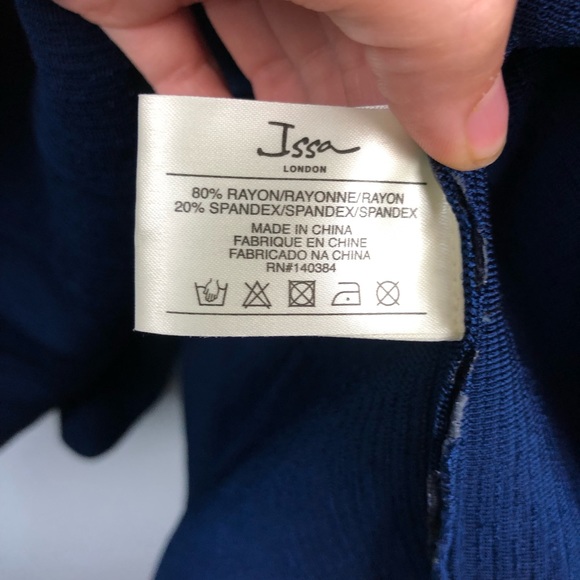 Issa London knit printed fit and flare midi dress - Picture 3 of 4